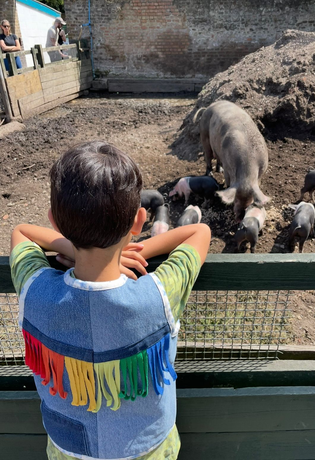 Fringe waistcoat by Double Denim