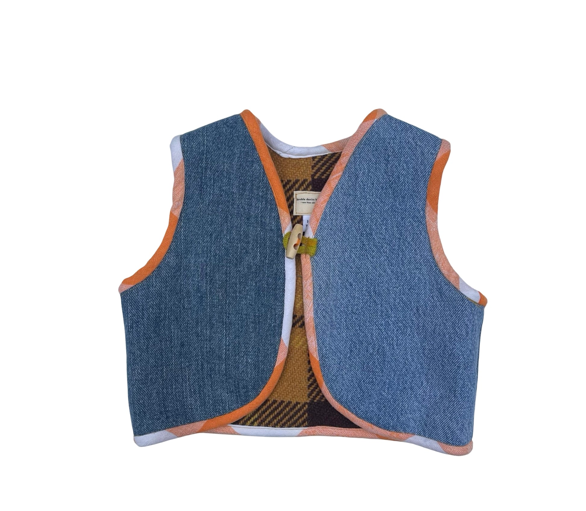 Fringe waistcoat by Double Denim