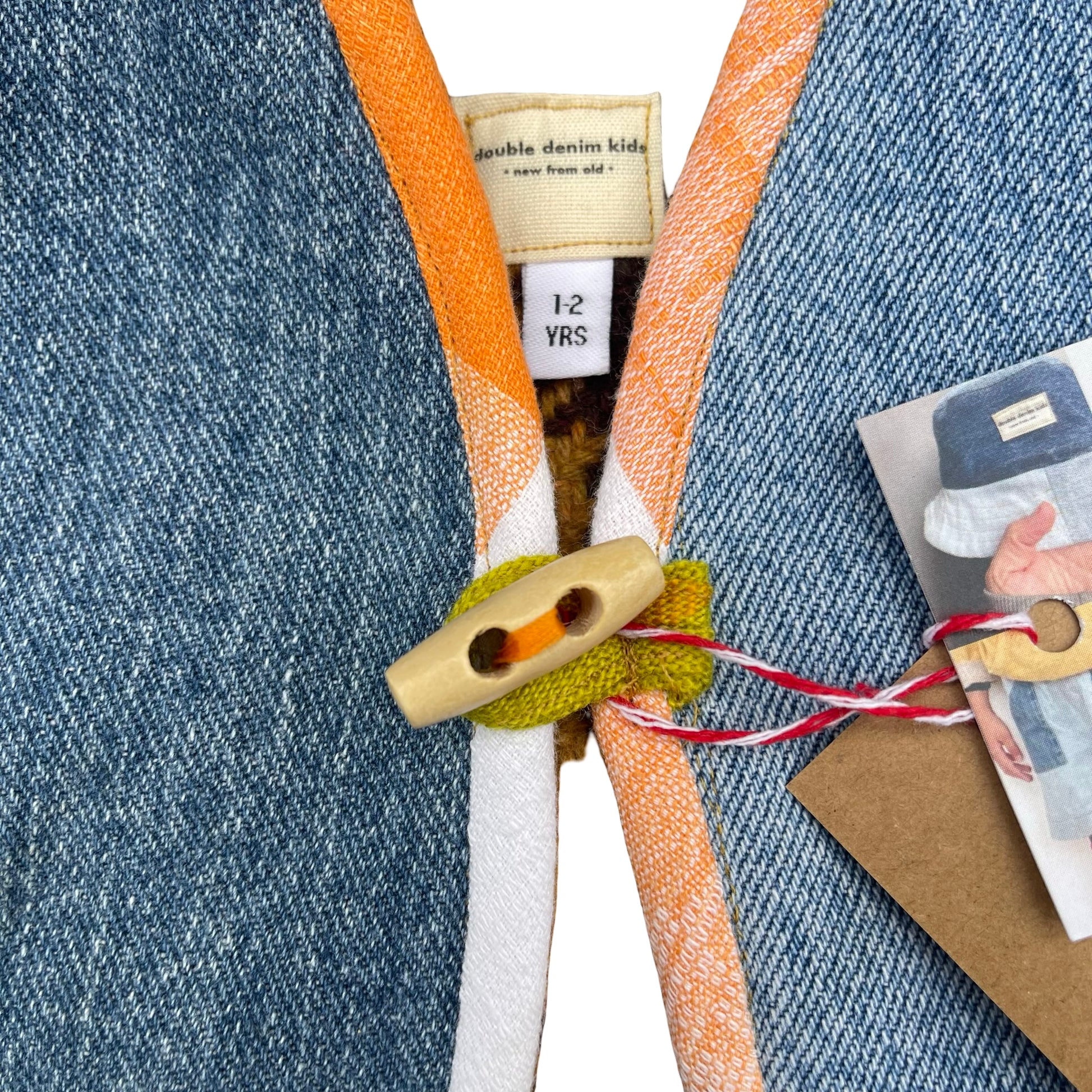 Fringe waistcoat by Double Denim