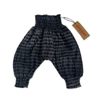 Load image into Gallery viewer, charcoal shibori harem trousers
