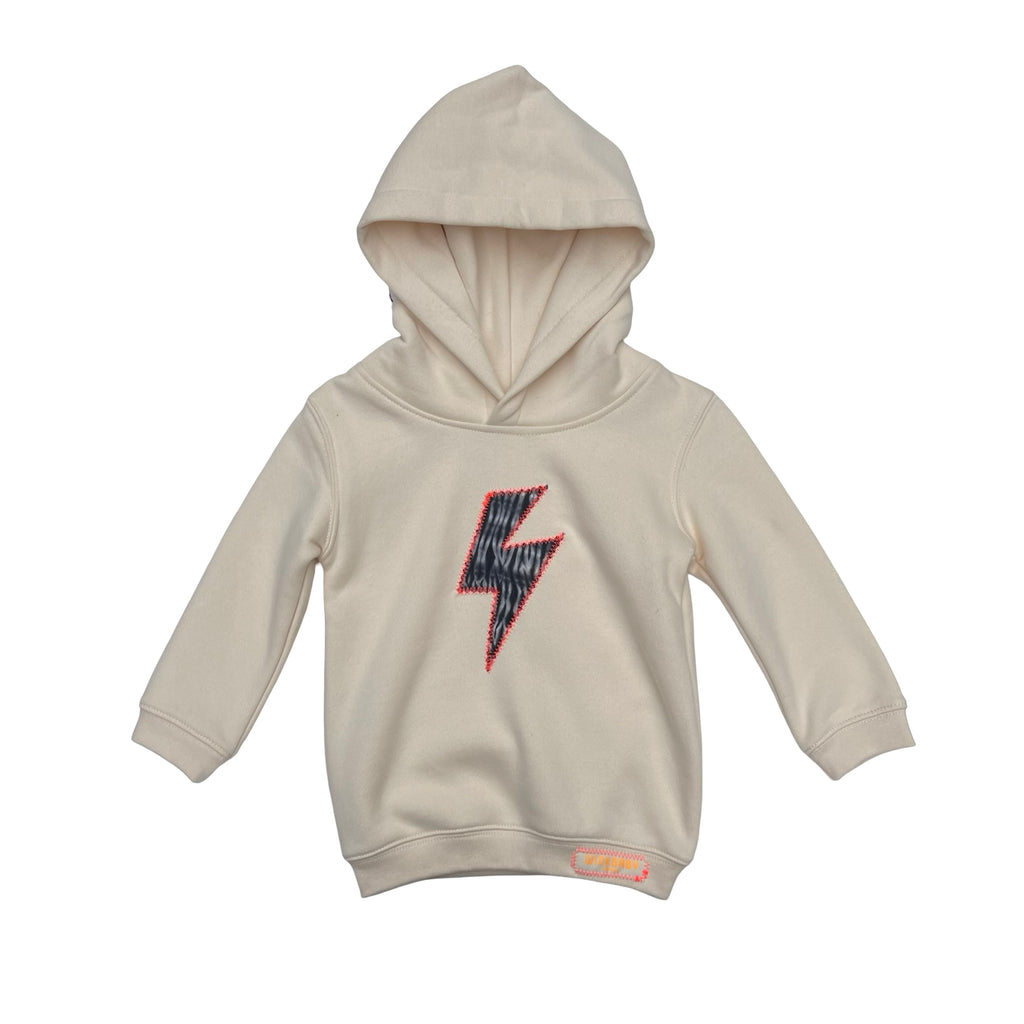 organic appliqué hoody