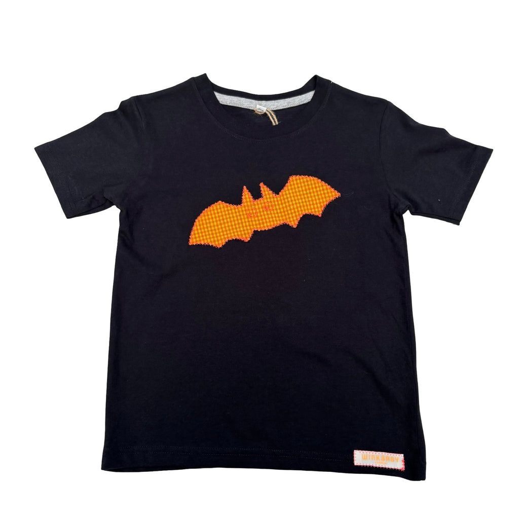 organic cotton embroidered lightening bolt t-shirt