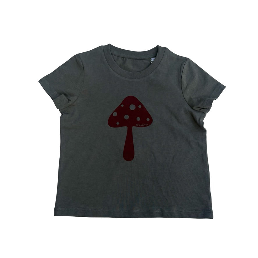 lightening bolt t shirt khaki