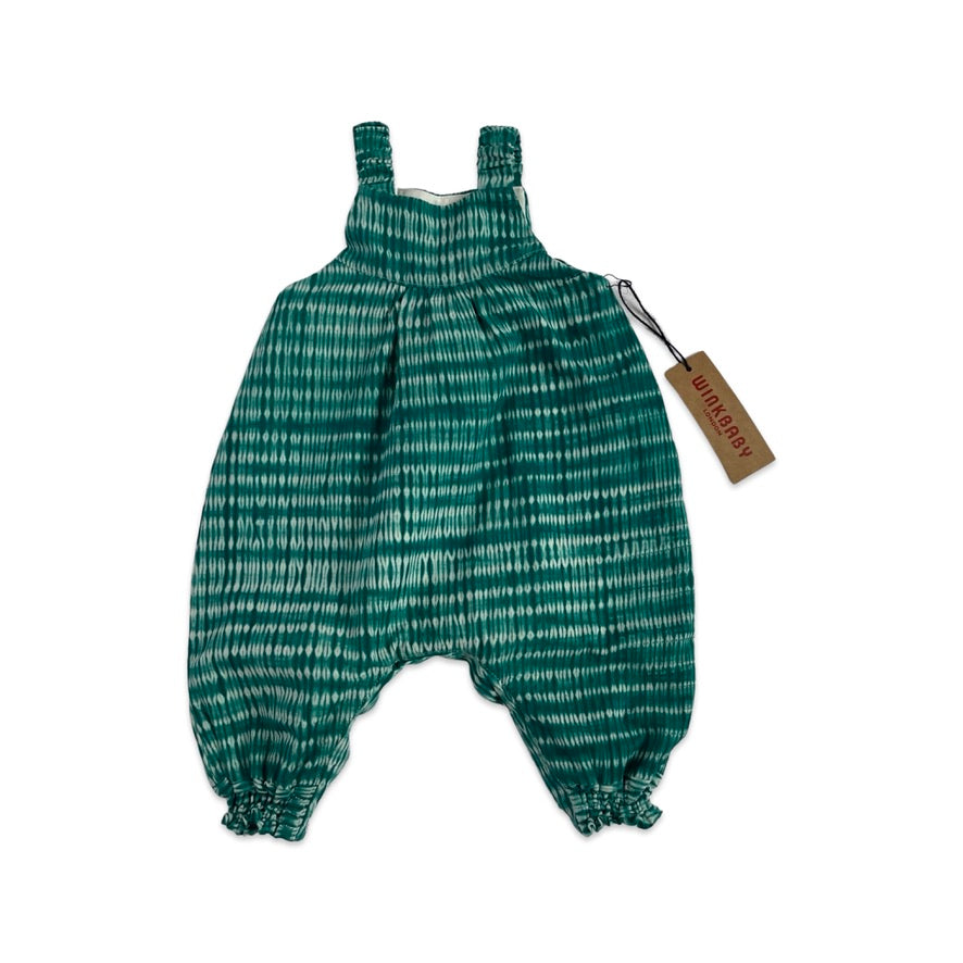 Shibori dungarees