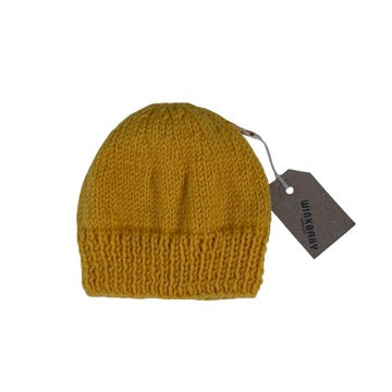 hand knitted baby hat (blueberry)