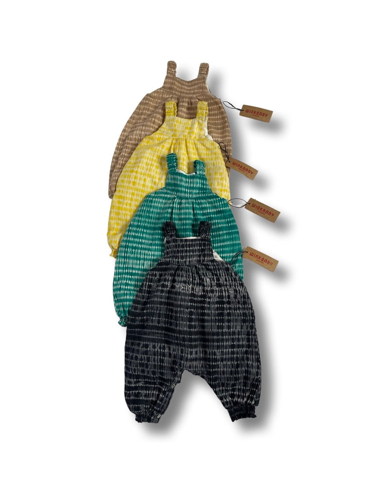 Shibori dungarees