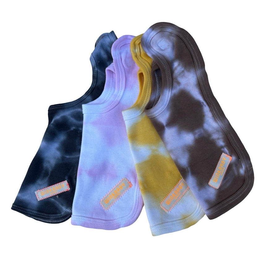 organic cotton tie dye bib