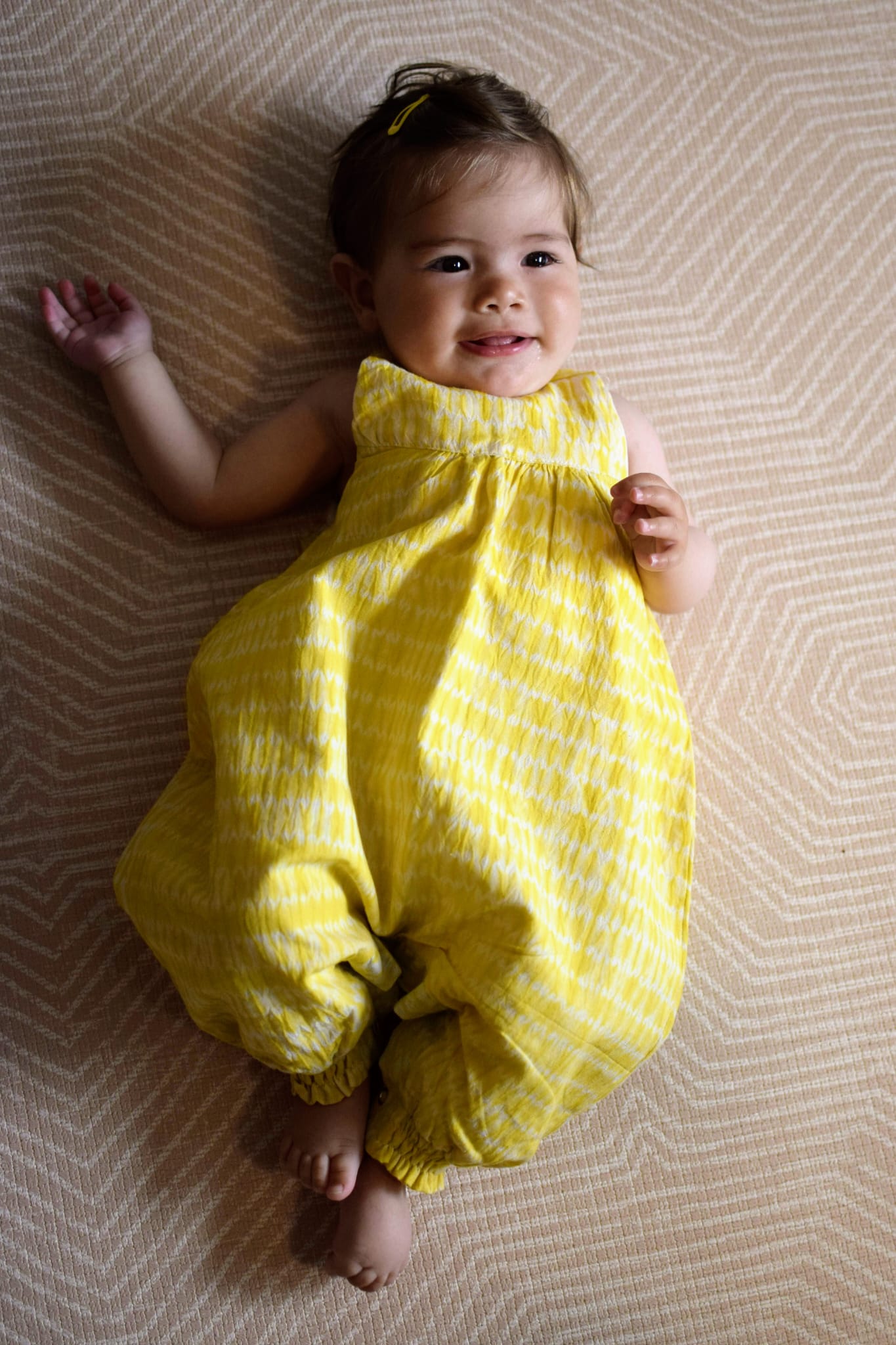 Shibori dungarees