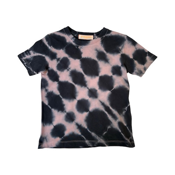organic cotton tie-dye t-shirt black