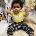 Load image into Gallery viewer, organic short sleeved tie-dye bodysuit
