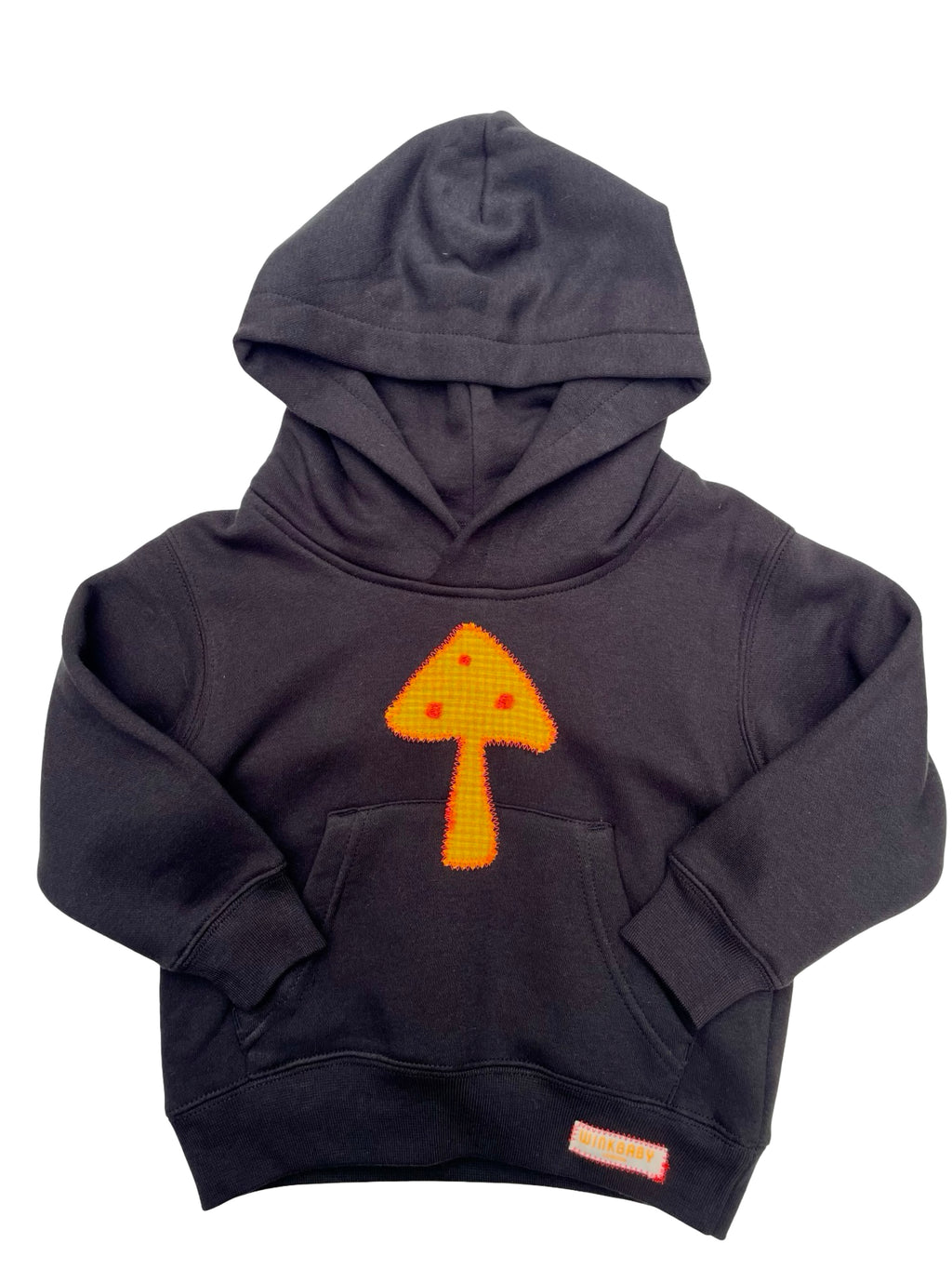 organic appliqué hoody