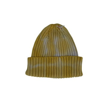 kids' ribbed cotton tie-dye beanie (plum)