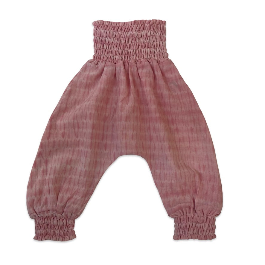 mushroom shibori harem trousers
