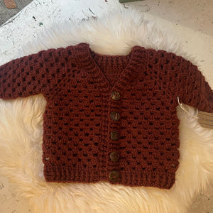 pure wool cozy cardigan