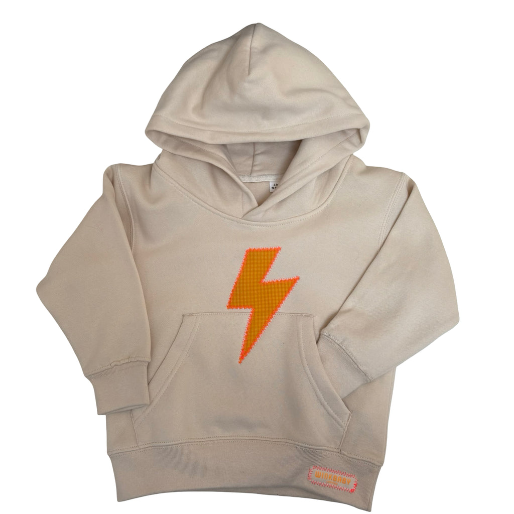 organic appliqué hoody