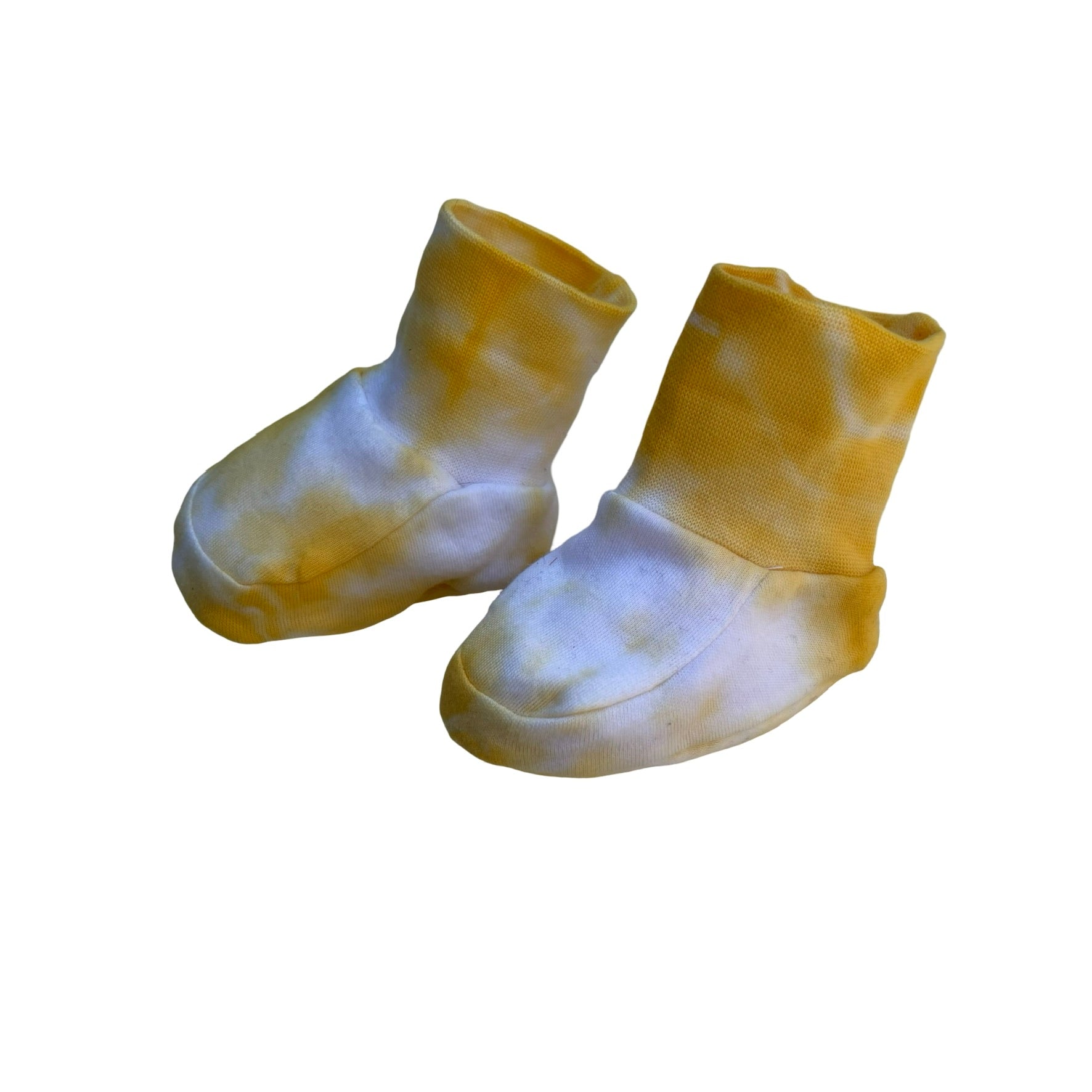 baby bootees cotton tie-dye