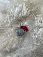 Load image into Gallery viewer, hand crochet animal keyring / bag charm
