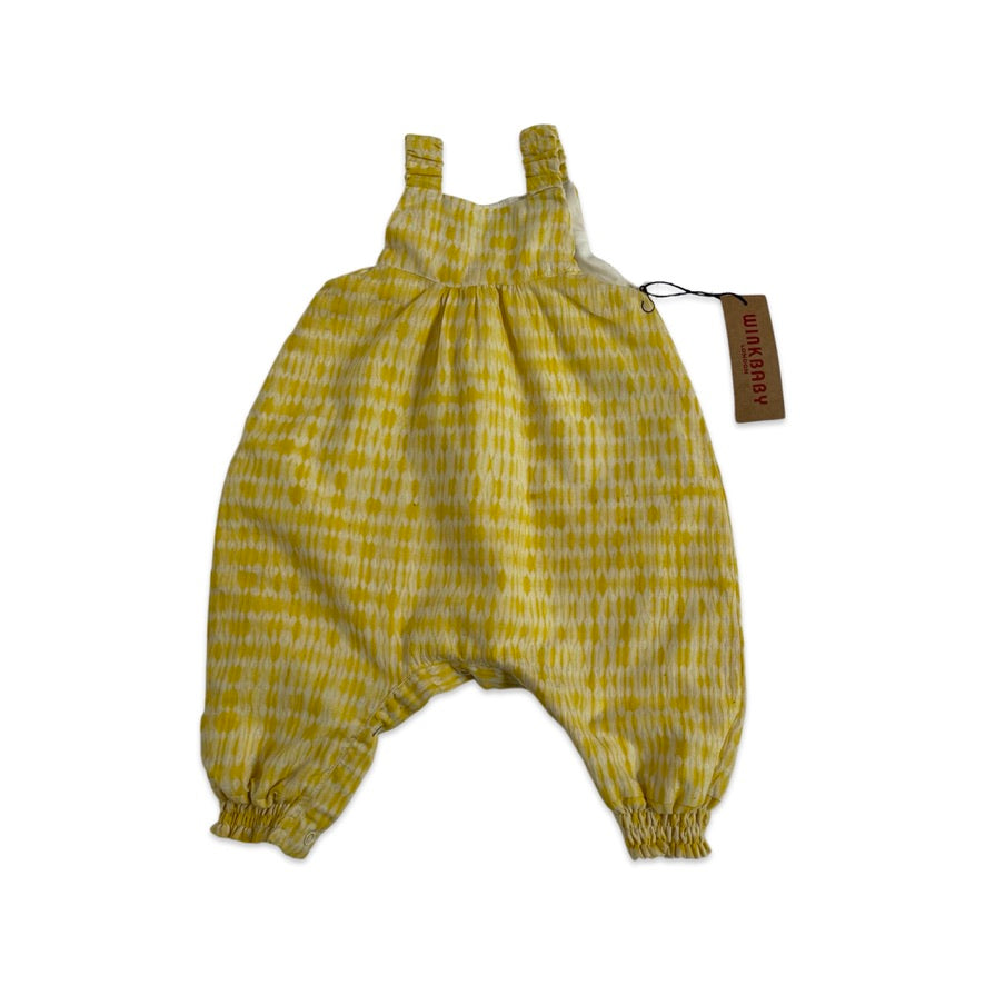 Shibori dungarees