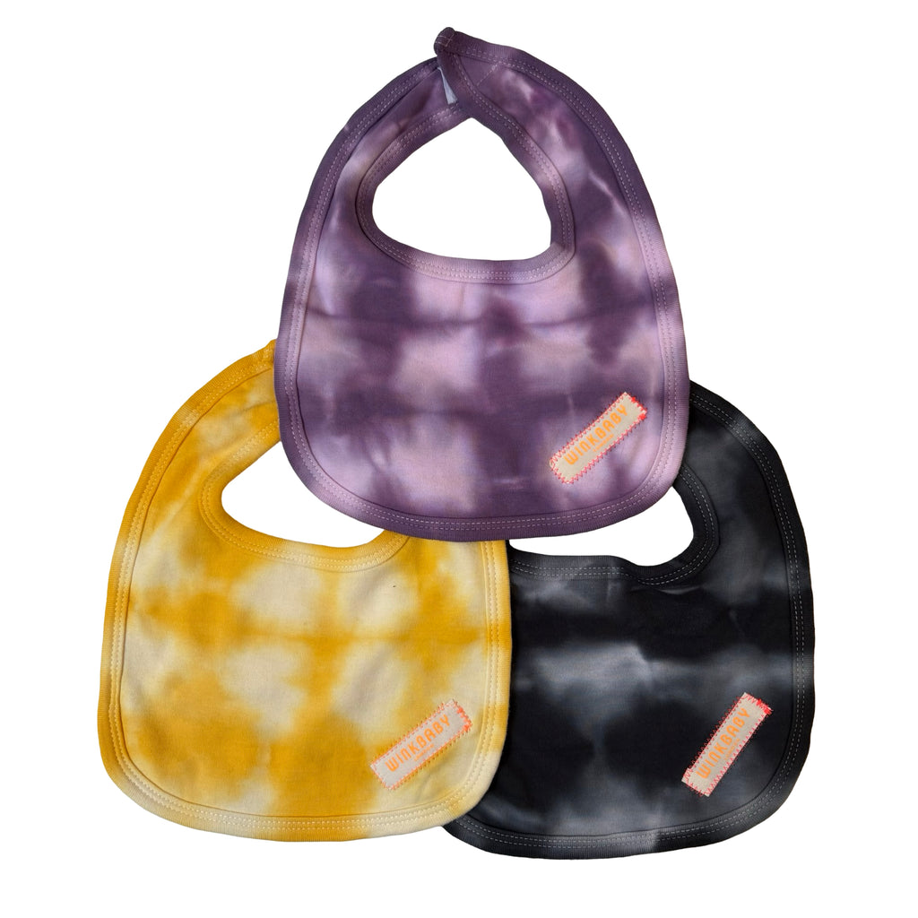 organic cotton tie dye bib
