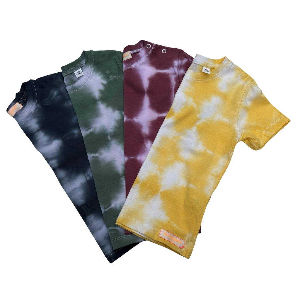 eucalyptus green organic cotton tie-dye t-shirt