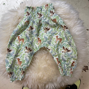 bambi print harem trousers