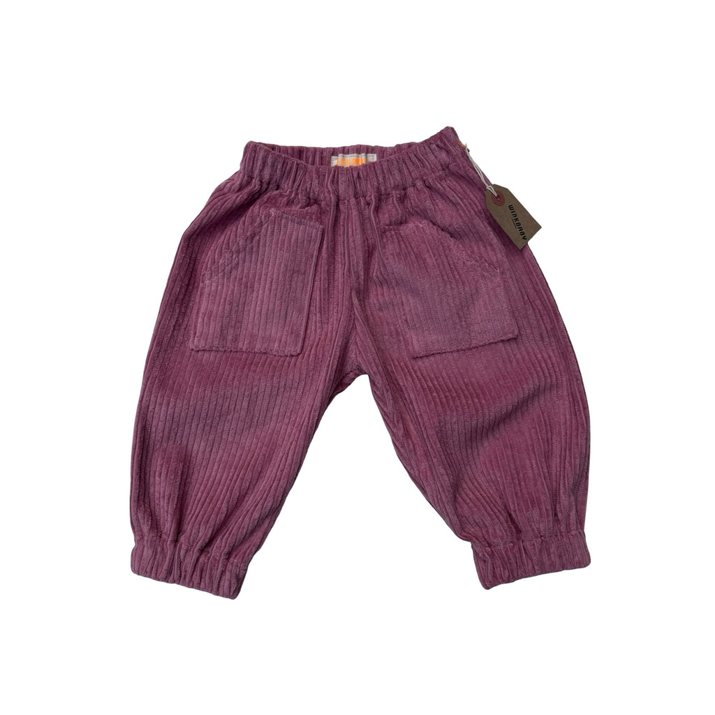 jumbo cord pocket joggers teal blue