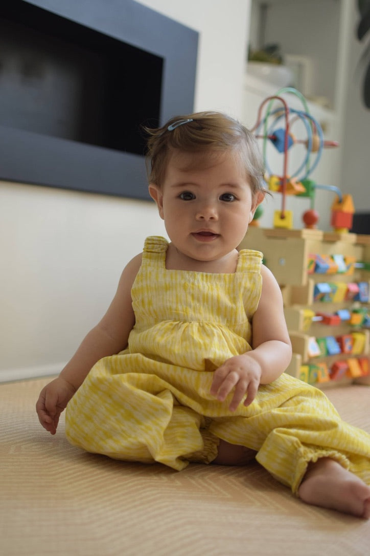 Shibori dungarees