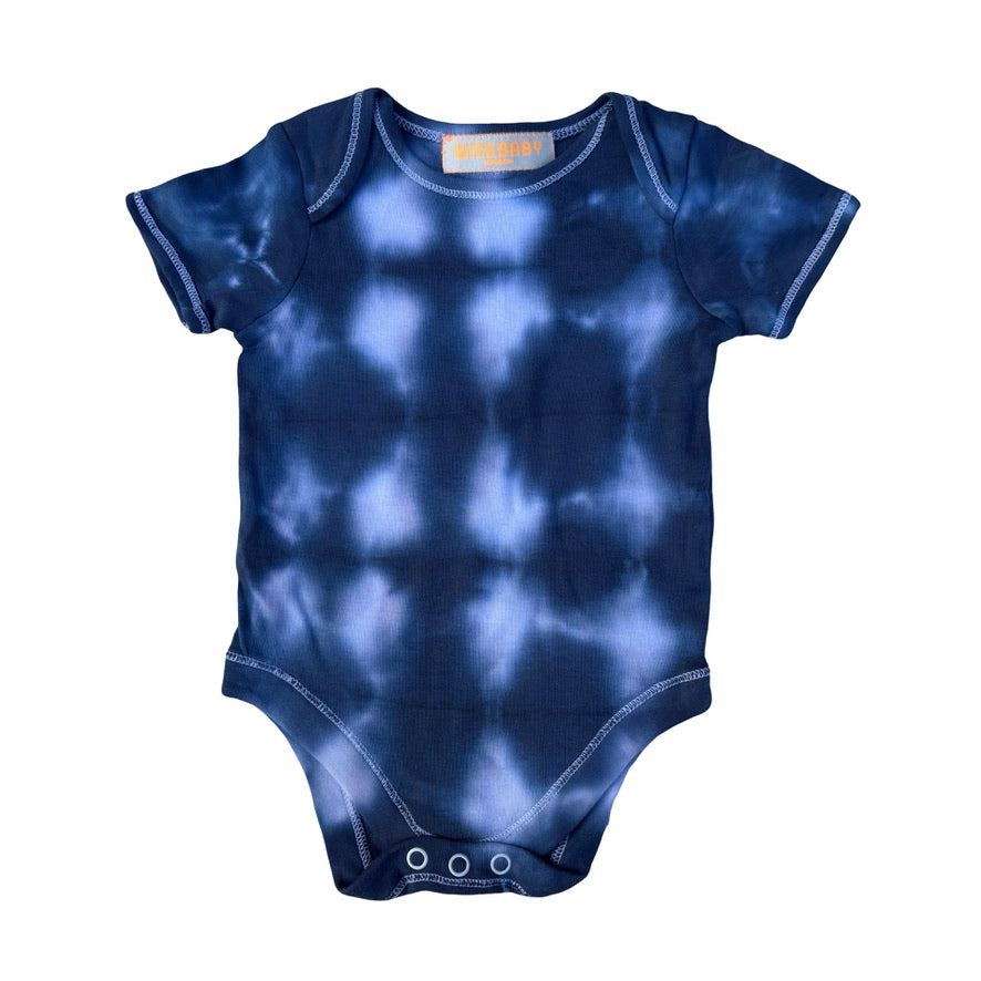 organic cotton tie-dye baby bodysuit
