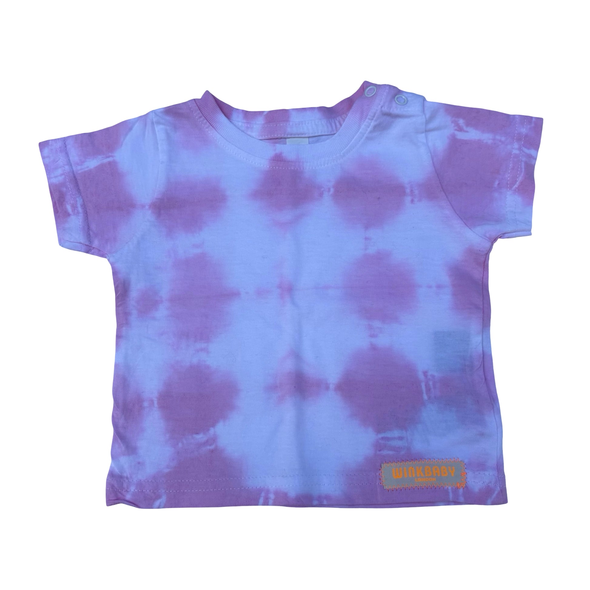 sunshine yellow organic cotton tie-dye t-shirt