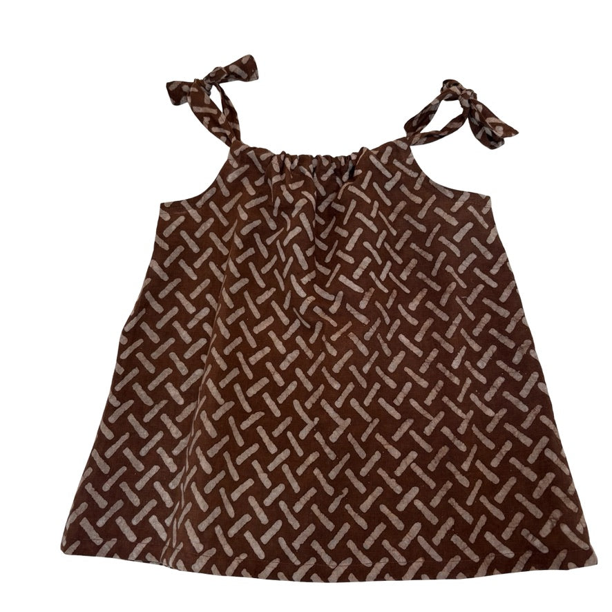 adult batik summer top