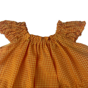 Mango check frill dress and pant set