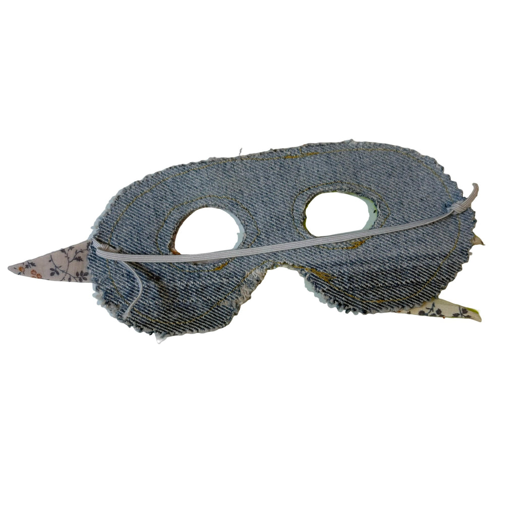 denim scrap mask