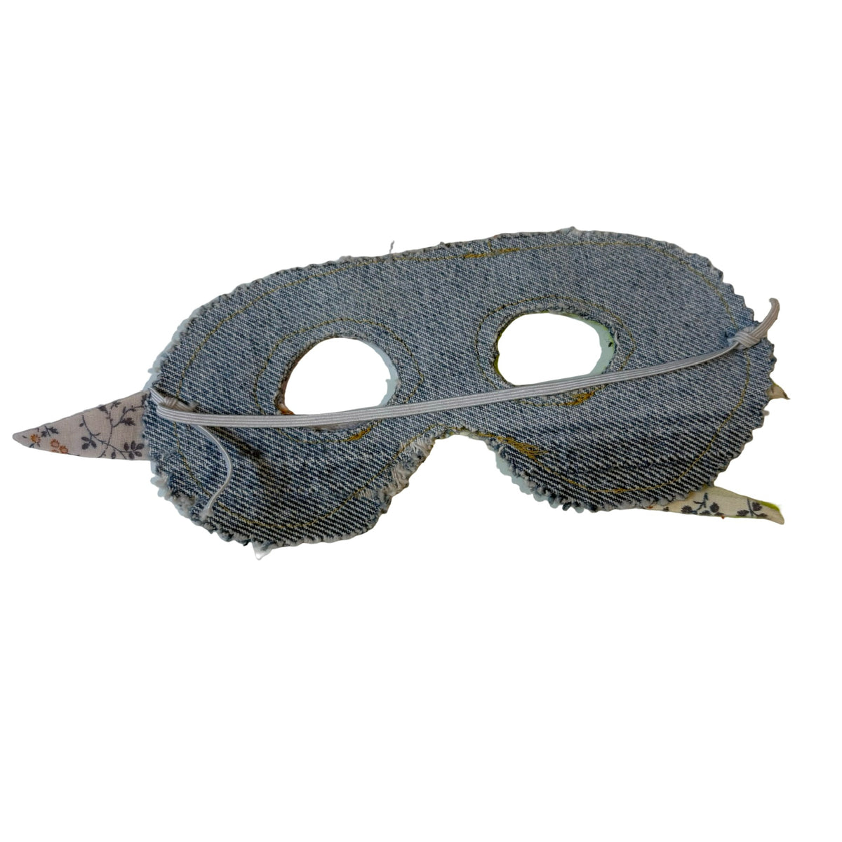 denim scrap mask