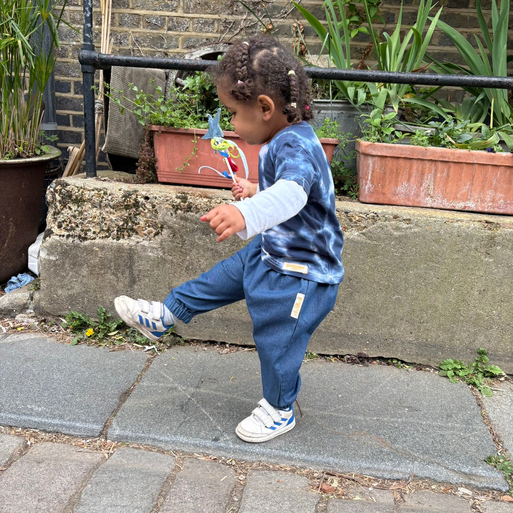 denim joggers
