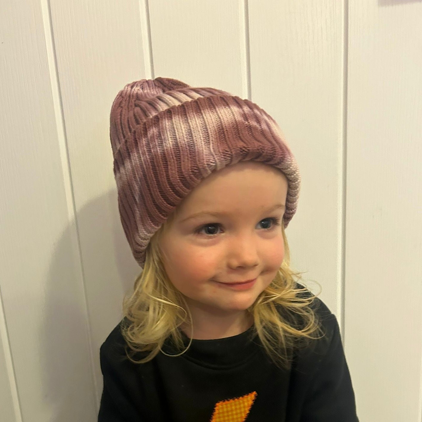tie-dye child's beanie