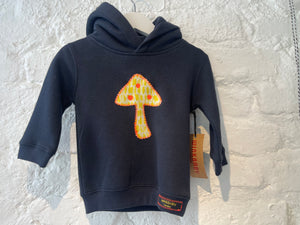 organic appliqué hoody