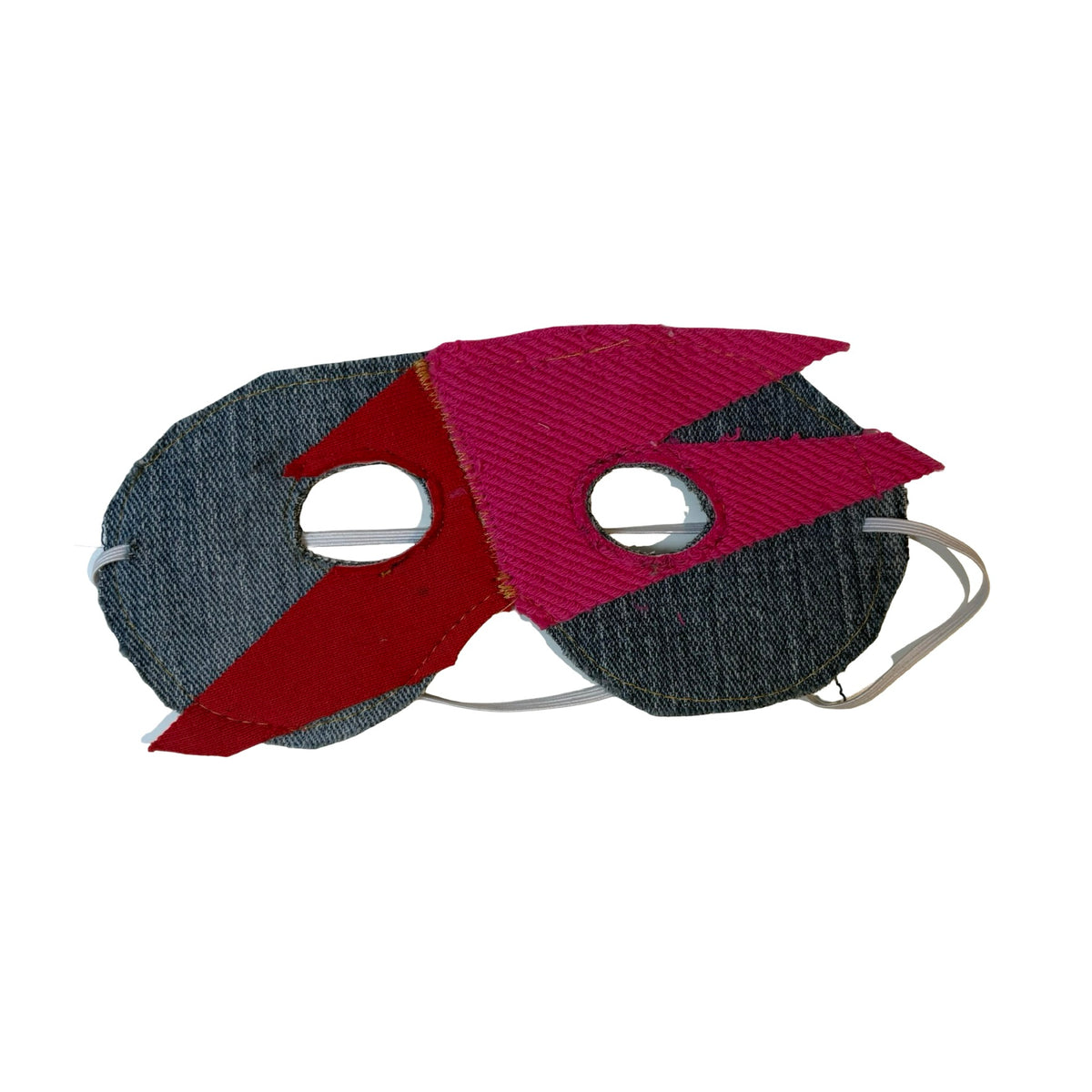 denim scrap mask