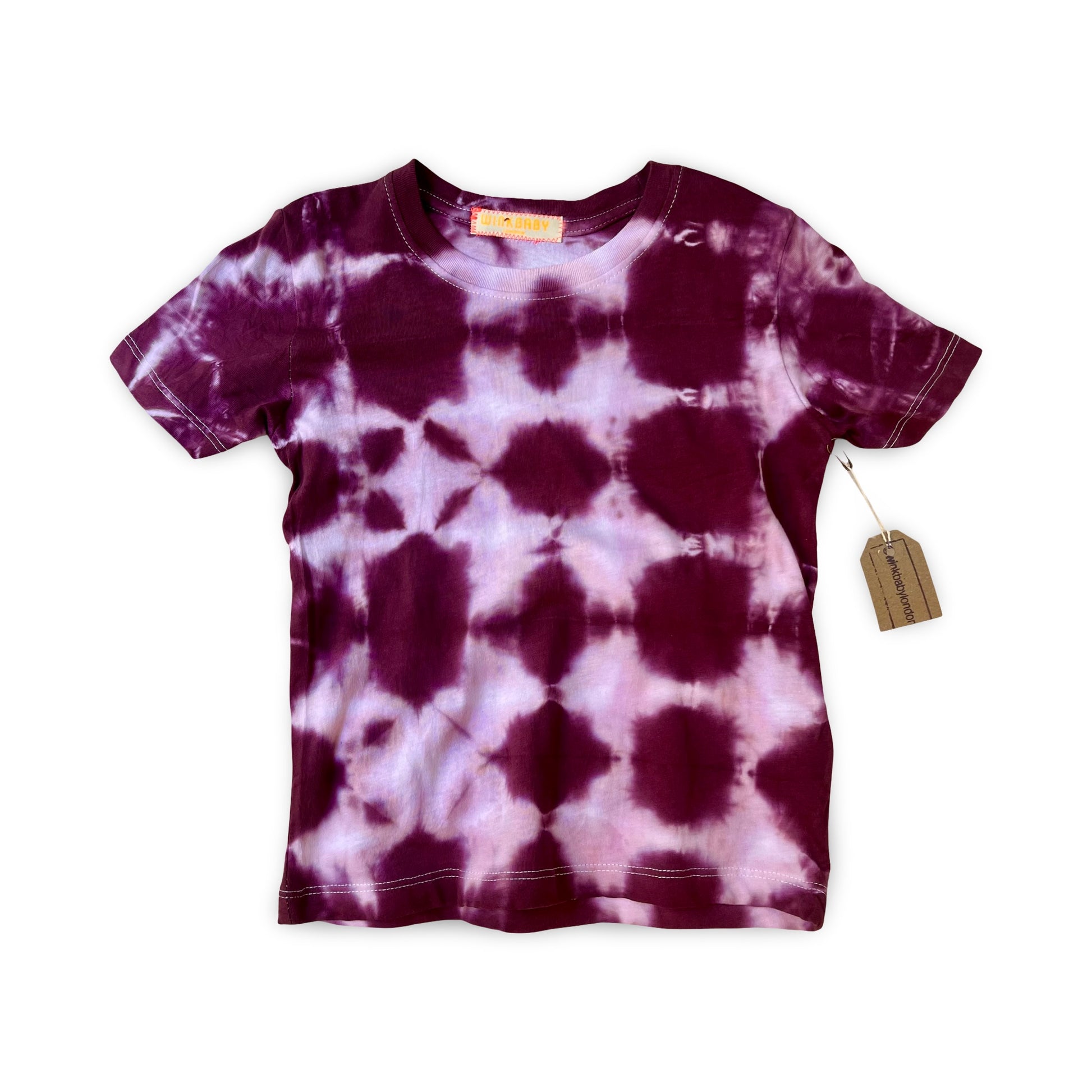organic cotton tie-dye t-shirt black
