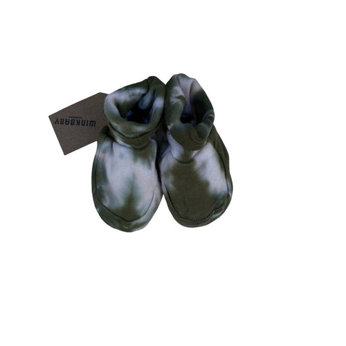 baby bootees cotton tie-dye