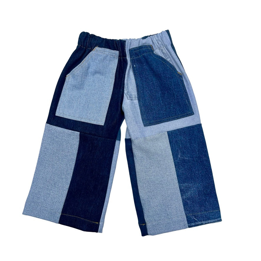 patch denim jeans