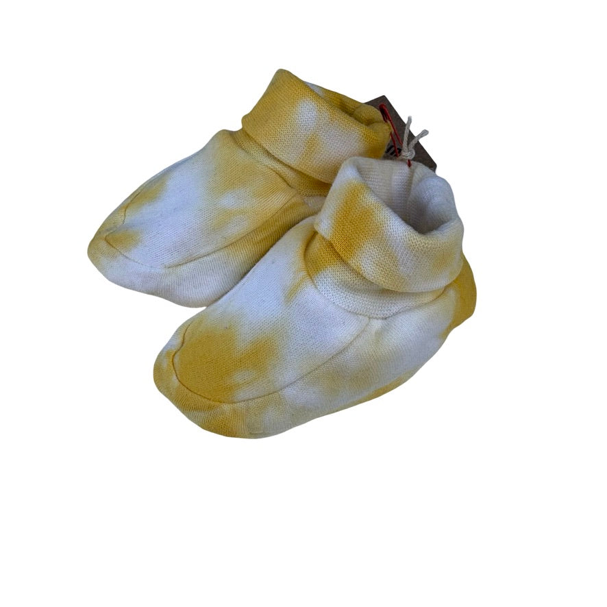 baby bootees cotton tie-dye
