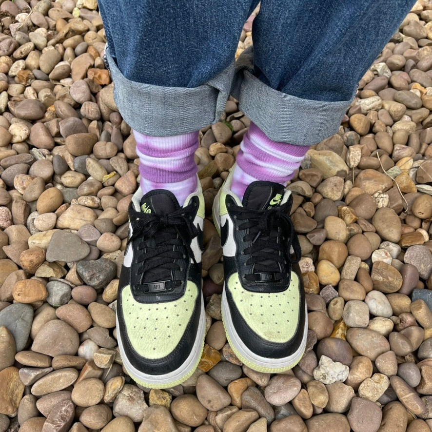 adult tie-dye socks
