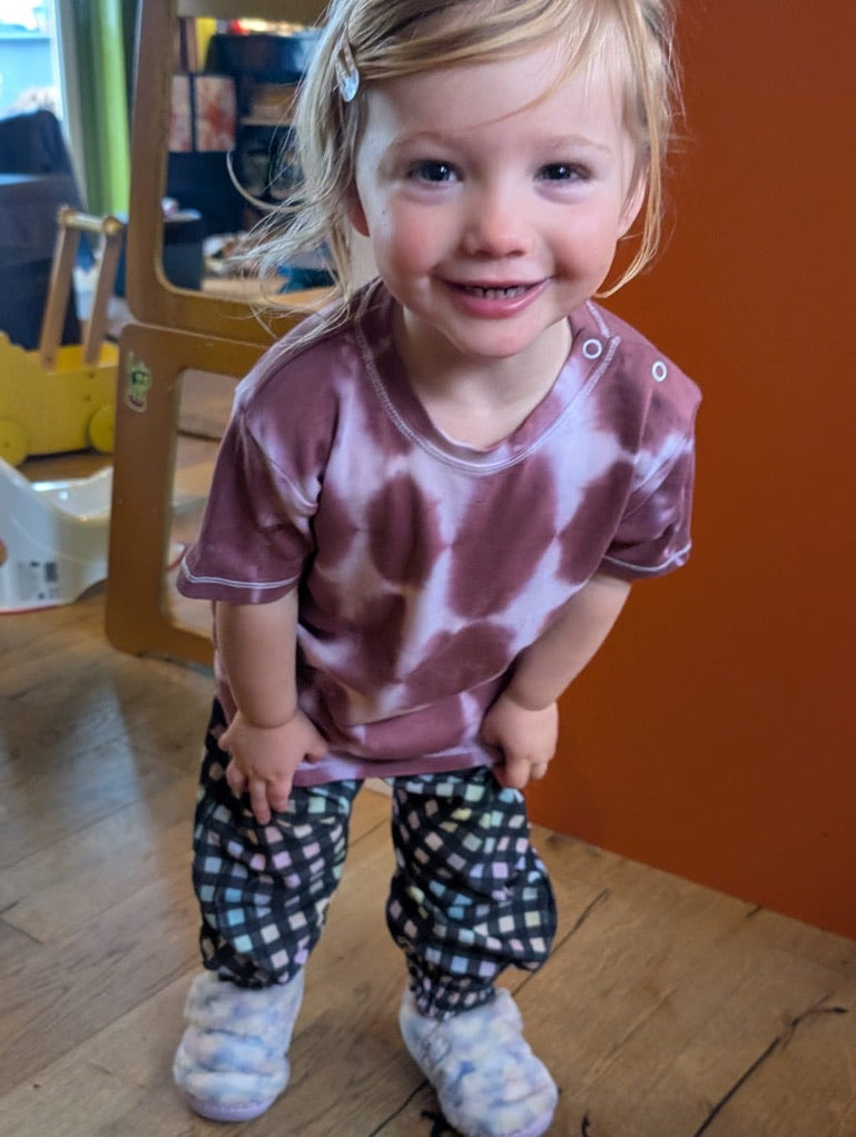 bramble organic cotton tie-dye t-shirt