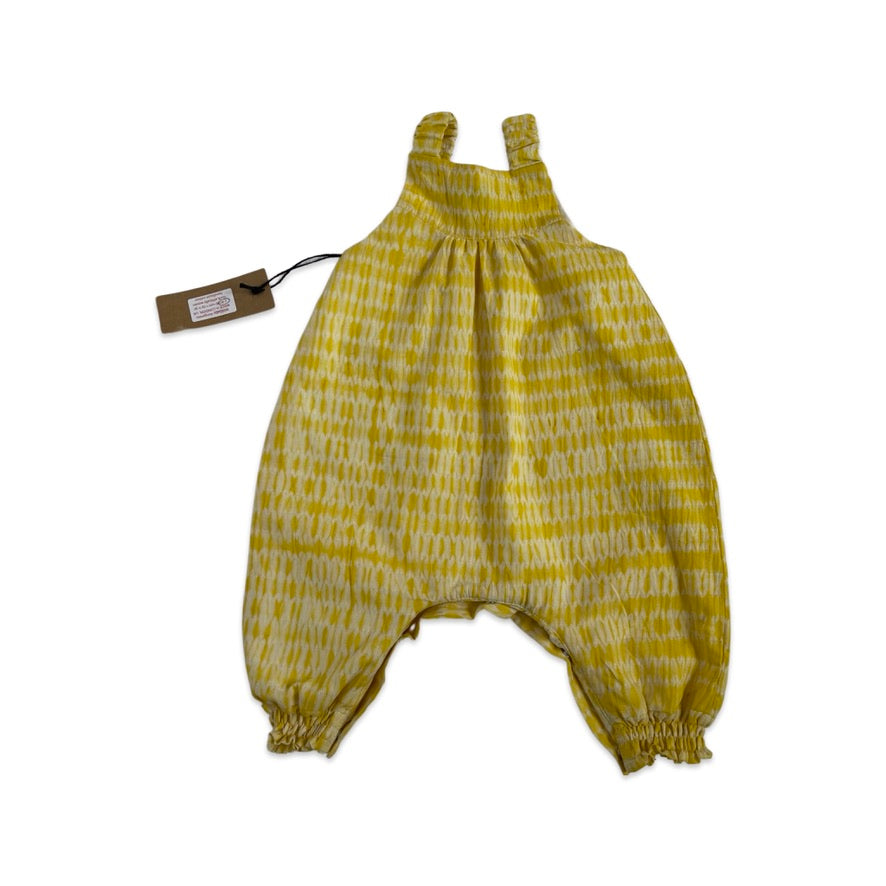 Shibori dungarees