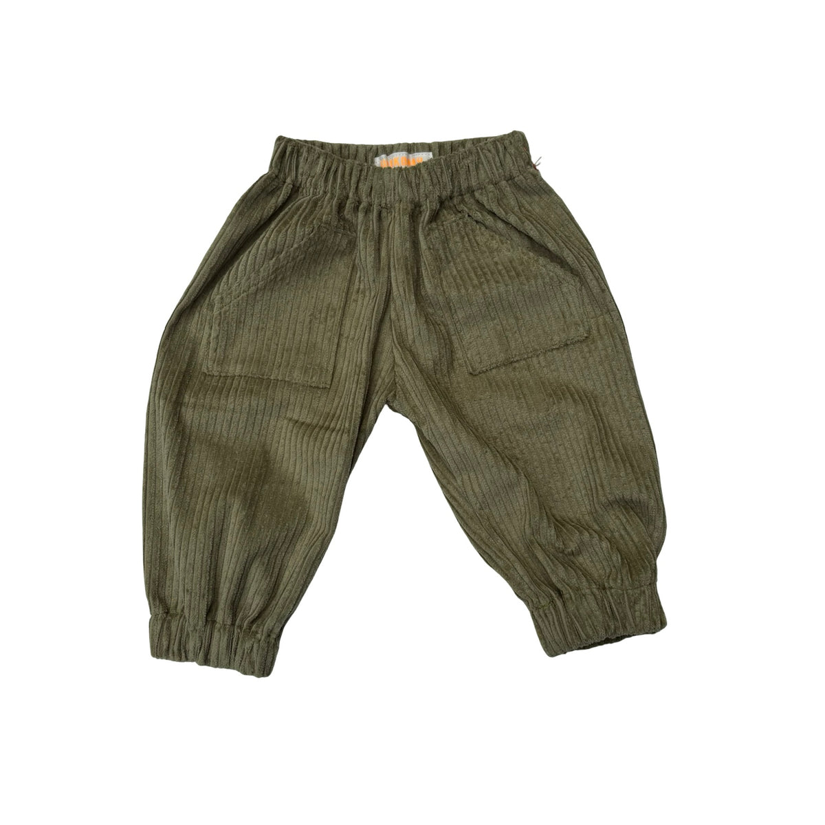 jumbo cord pocket joggers teal blue