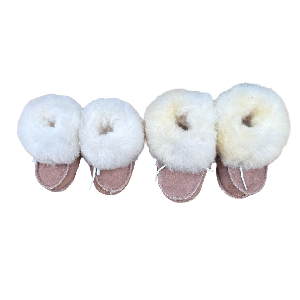 sheepskin slippers for babies and toddlers