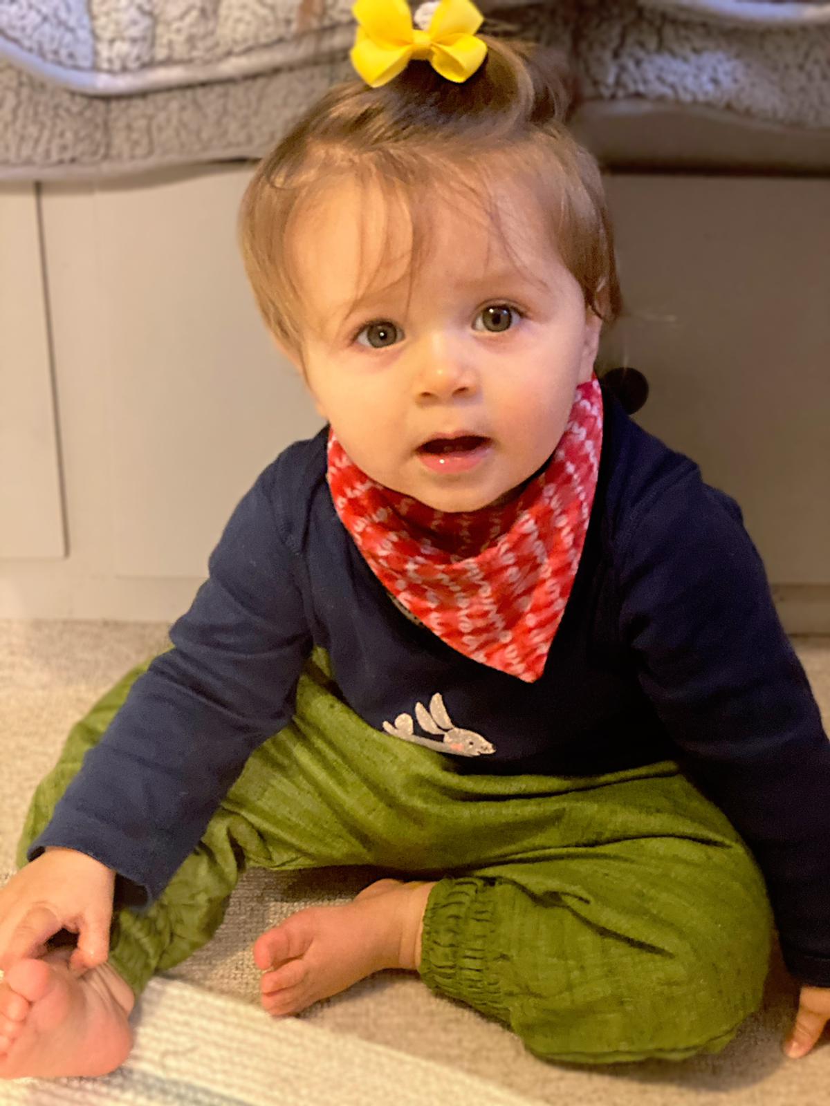 shibori bibdana dribble bib
