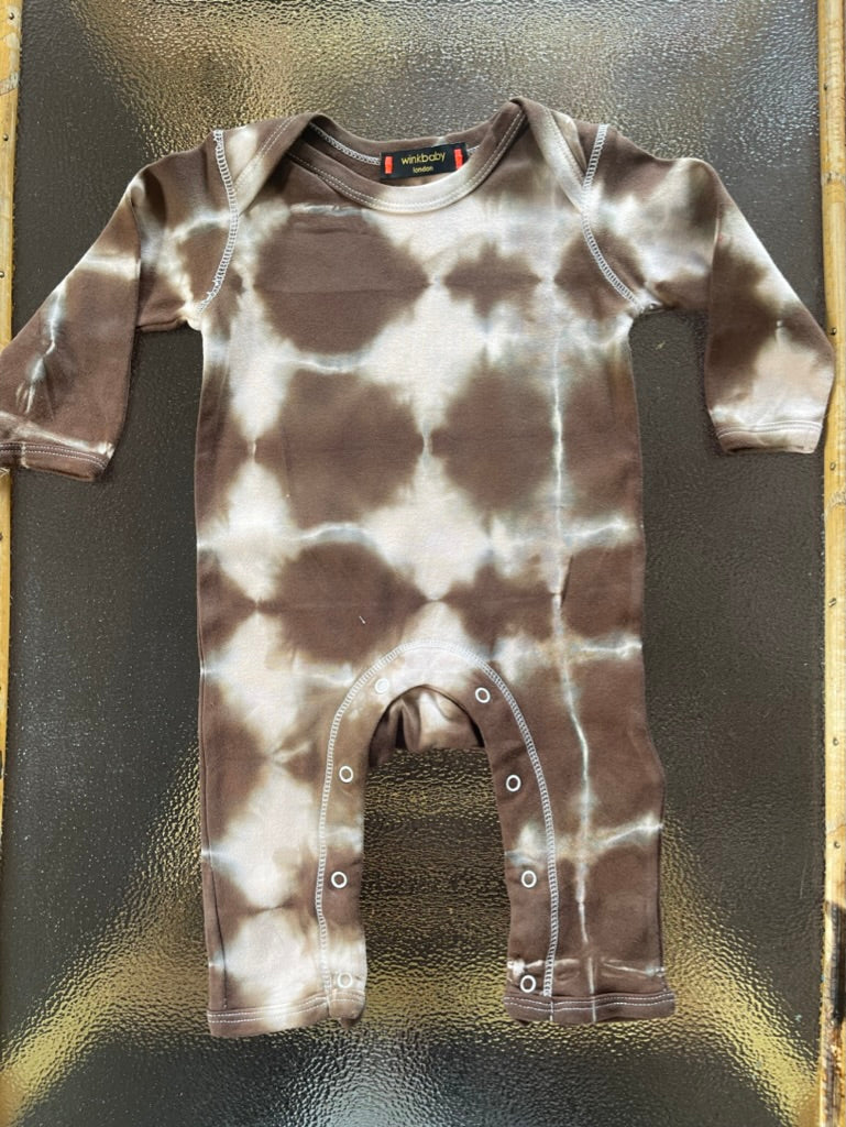 organic tie-dye sleepsuit