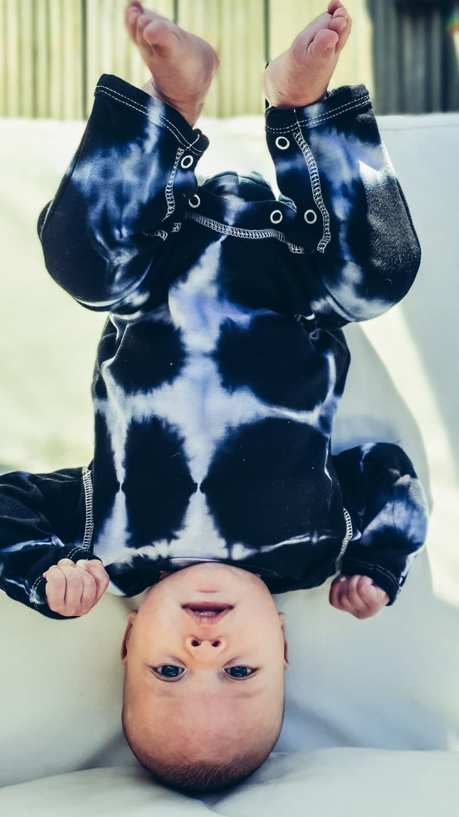 organic tie-dye sleepsuit