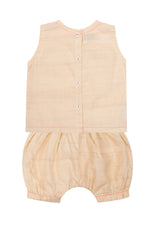 Load image into Gallery viewer, vest and pants set in undyed handloom silk/ cotton
